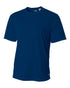 A4 Men's Short Sleeve Crew Birds Eye Mesh Tee (N3252), Color 'Navy'