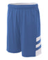 A4 10" Reversible Speedway Short (N5334), Color 'Royal/White'
