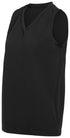 Augusta Sportswear Ladies Wicking Mesh Sleeveless Jersey (525-C), Color 'Black'
