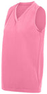 Augusta Sportswear Ladies Wicking Mesh Sleeveless Jersey (525-C), Color 'Pink'