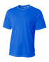 A4 Men's Short Sleeve Crew Birds Eye Mesh Tee (N3252), Color 'Royal'