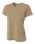A4 Womens Marathon Tee (NW3234), Color 'Sand'