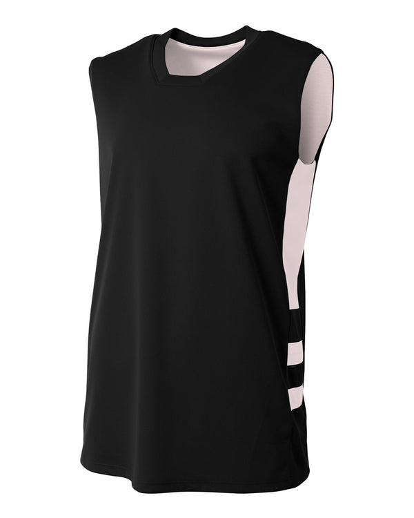 A4 Youth Reversible Speedway Muscle Tee
