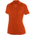 Augusta Sportswear Ladies Intensify Black Heather Polo (5409-C), Color 'Orange'
