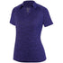 Augusta Sportswear Ladies Intensify Black Heather Polo (5409-C), Color 'Purple'