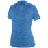 Augusta Sportswear Ladies Intensify Black Heather Polo (5409-C), Color 'Columbia Blue'