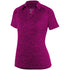 Augusta Sportswear Ladies Intensify Black Heather Polo (5409-C), Color 'Power Pink'