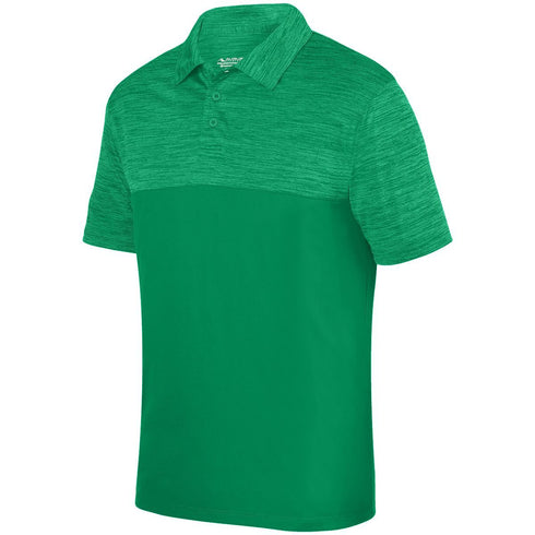 Augusta Sportswear Shadow Tonal Heather Polo (5412), Color 'Kelly'