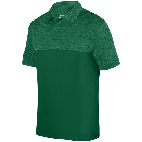 Augusta Sportswear Shadow Tonal Heather Polo (5412), Color 'Dark Green'