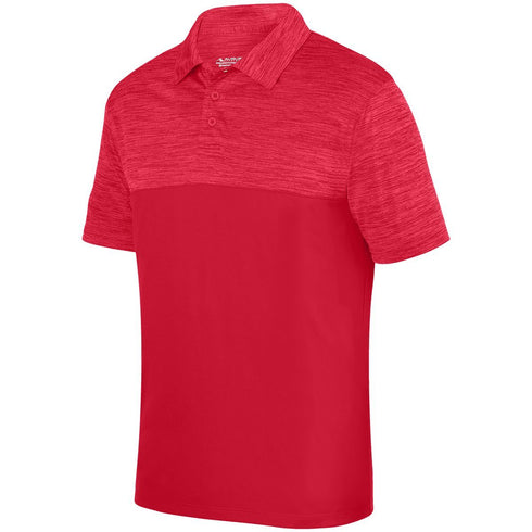Augusta Sportswear Shadow Tonal Heather Polo (5412), Color 'Red'