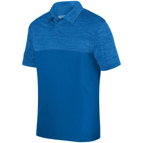 Augusta Sportswear Shadow Tonal Heather Polo (5412), Color 'Royal'