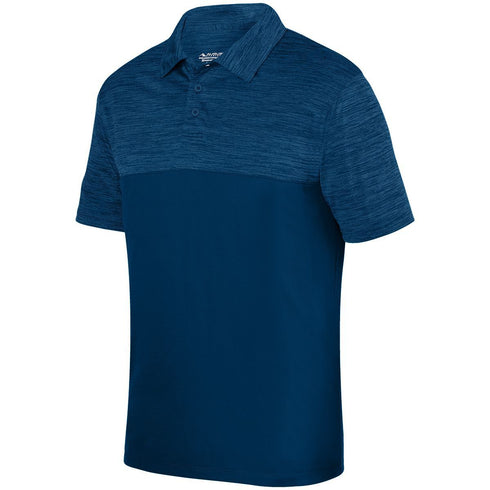 Augusta Sportswear Shadow Tonal Heather Polo (5412), Color 'Navy'