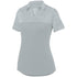 Augusta Sportswear Ladies Shadow Tonal Heather Polo (5413), Color 'Silver'