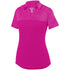 Augusta Sportswear Ladies Shadow Tonal Heather Polo (5413), Color 'Power Pink'