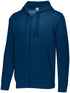 Augusta Sportswear 60/40 Fleece Full Zip Hoodie (5418), Color 'Navy'