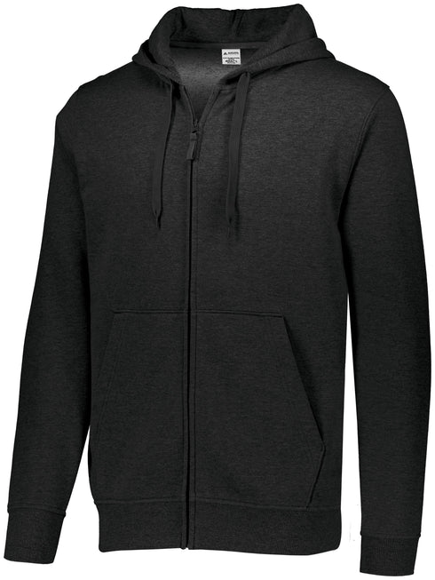 Augusta Sportswear 60/40 Fleece Full Zip Hoodie (5418), Color 'Black'