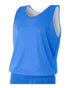 A4 Youth Reversible Mesh Tank (N2206), Color 'Royal/White'