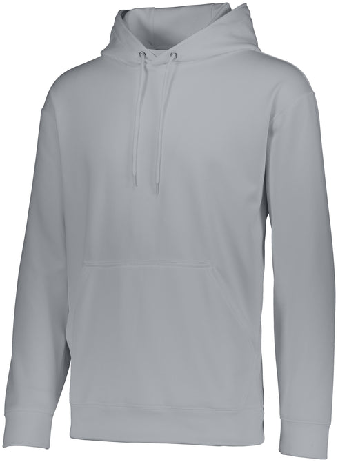 Augusta Sportswear Youth Wicking Fleece Hoodie (5506), Color 'Athletic Grey'