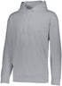 Augusta Sportswear Youth Wicking Fleece Hoodie (5506), Color 'Athletic Grey'