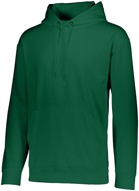 Augusta Sportswear Youth Wicking Fleece Hoodie (5506), Color 'Dark Green'