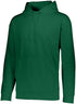 Augusta Sportswear Youth Wicking Fleece Hoodie (5506), Color 'Dark Green'