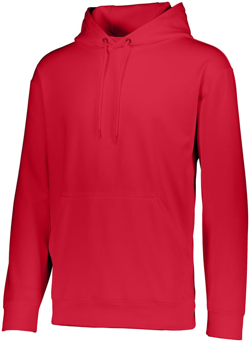 Augusta Sportswear Youth Wicking Fleece Hoodie (5506), Color 'Red'