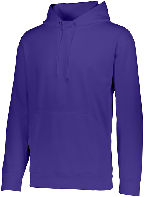 Augusta Sportswear Wicking Fleece Hoodie (5505), Color 'Purple'