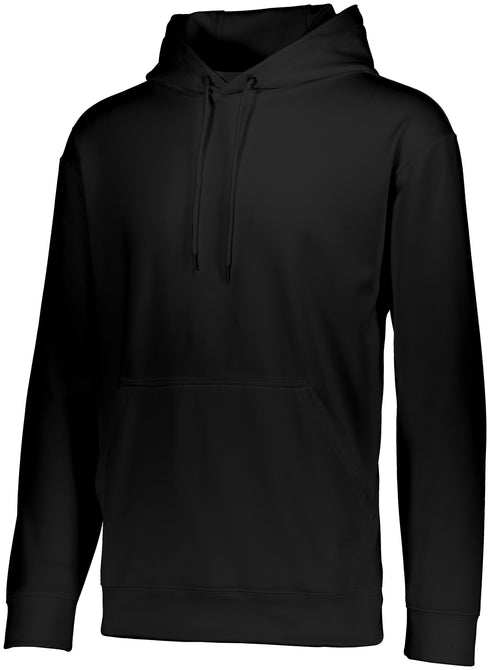 Augusta Sportswear Youth Wicking Fleece Hoodie (5506), Color 'Black'