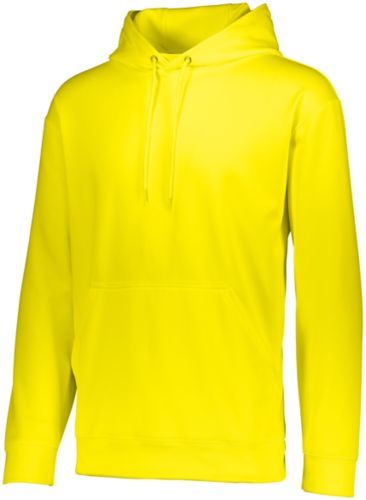 Augusta Sportswear Youth Wicking Fleece Hoodie (5506), Color 'Power Yellow'