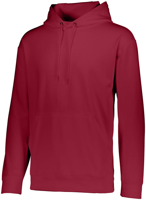 Augusta Sportswear Youth Wicking Fleece Hoodie (5506), Color 'Cardinal'