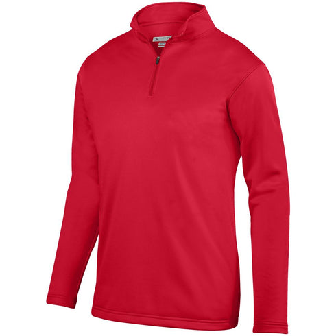 Augusta Sportswear Youth Wicking Fleece Pullover (5508), Color 'Red'