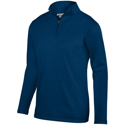 Augusta Sportswear Youth Wicking Fleece Pullover (5508), Color 'Navy'
