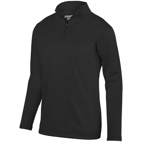 Augusta Sportswear Youth Wicking Fleece Pullover (5508), Color 'Black'