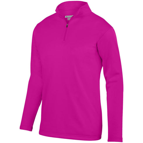 Augusta Sportswear Youth Wicking Fleece Pullover (5508), Color 'Power Pink'