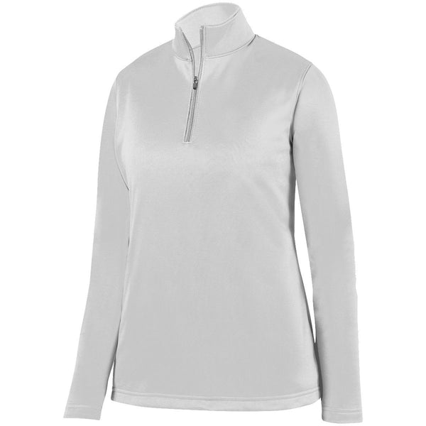Augusta Sportswear Ladies Wicking Fleece Pullover (5509), Color 'White'