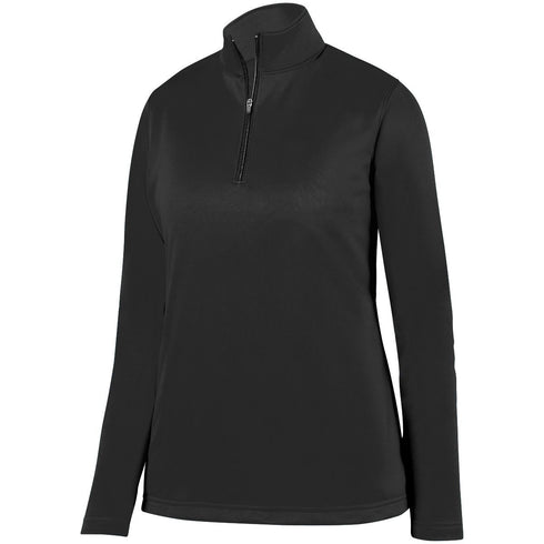Augusta Sportswear Ladies Wicking Fleece Pullover (5509), Color 'Black'