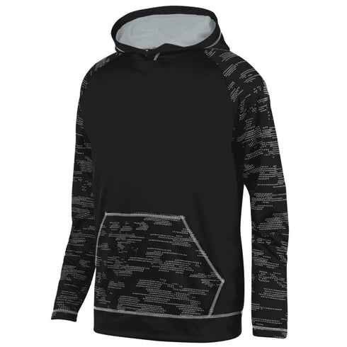 Augusta Sportswear Youth Sleet Hoody (5533-C), Color 'Black/Silver'