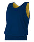 A4 Youth Reversible Mesh Tank (N2206), Color 'Navy/Gold'