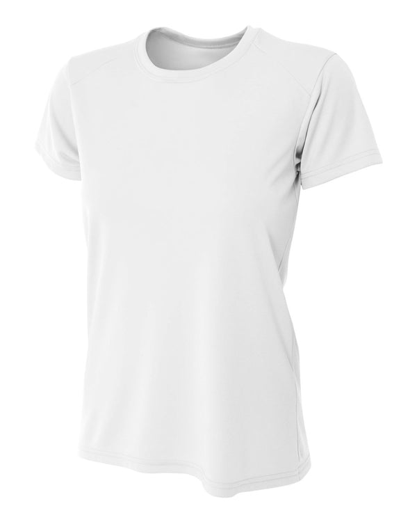 A4 Women's Cooling Performance Crew, Sizes 2XL-4XL (NW3201), Color 'White'