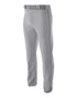 A4 Youth Pro Style Open Bottom Baggy Cut Baseball Pant (NB6162), Color 'Grey'