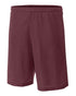 A4 Youth 6" Lined Micromesh Shorts (NB5184), Color 'Cardinal'