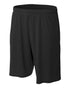A4 9" Moisture Management Short with Side Pockets