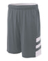 A4 8" Reversible Speedway Short (NB5334), Color 'Graphite/White'