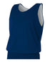 A4 Youth Reversible Mesh Tank (N2206), Color 'Navy/White'