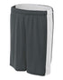 A4 Women's Reversible Moisture Management 8" Short (NW5284), Color 'Graphite/White'