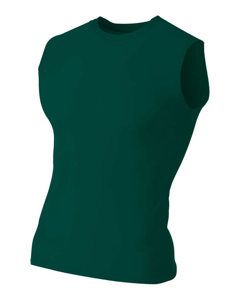A4 Compression Muscle Tee (N2306), Color 'Forest'