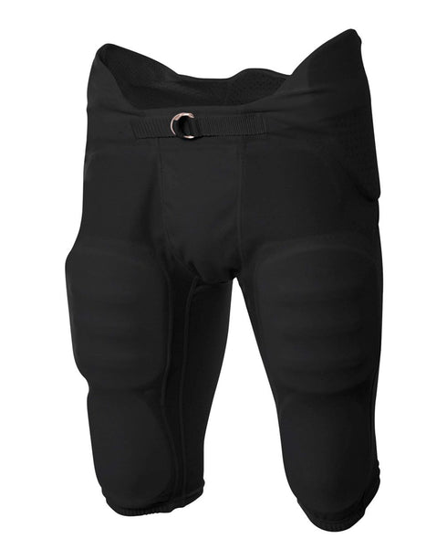 A4 Youth Flyless Intergrated Football Pant (NB6180), Color 'Black'