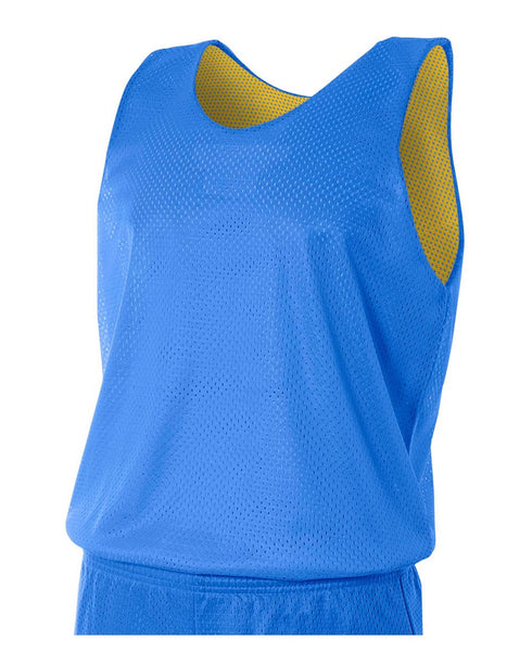 A4 Reversible Mesh Tank (NF1270), Color 'Royal/Gold'