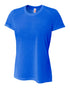 A4 Women's Spun Poly Tee (NW3264), Color 'Royal'