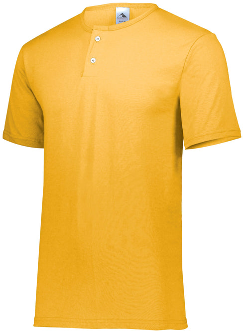 Augusta Sportswear Two-Button Baseball Jersey (580), Color 'Gold'